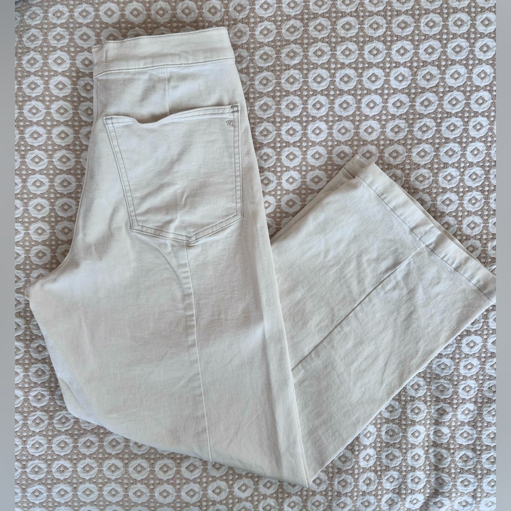 Madewell The Emmett Wide Leg Jean Welt Pocket Edition